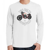 Two Bolts Motorcycles Long Sleeve T-Shirt White