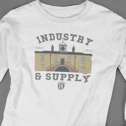 INDUSTRY & SUPPLY DEPOT BUILDING LONG SLEEVE T-SHIRT